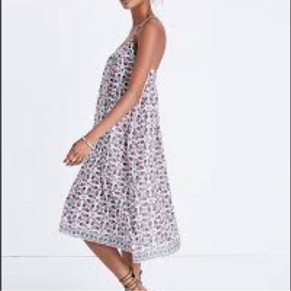 MADEWELL Cross-Back Cami Dress Bandana
Paisley Red White Blur Patriotic 4th July